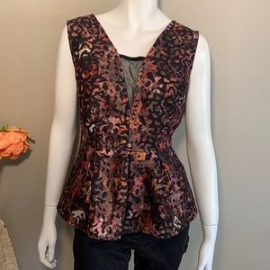 💕Peplum shimmery top 💕